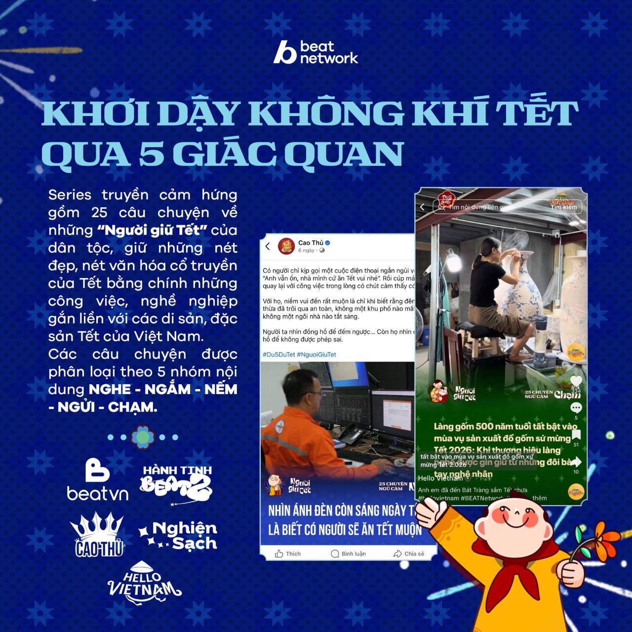 Gặp gỡ những con người lặng lẽ Giữ Lửa cho Tết Việt
