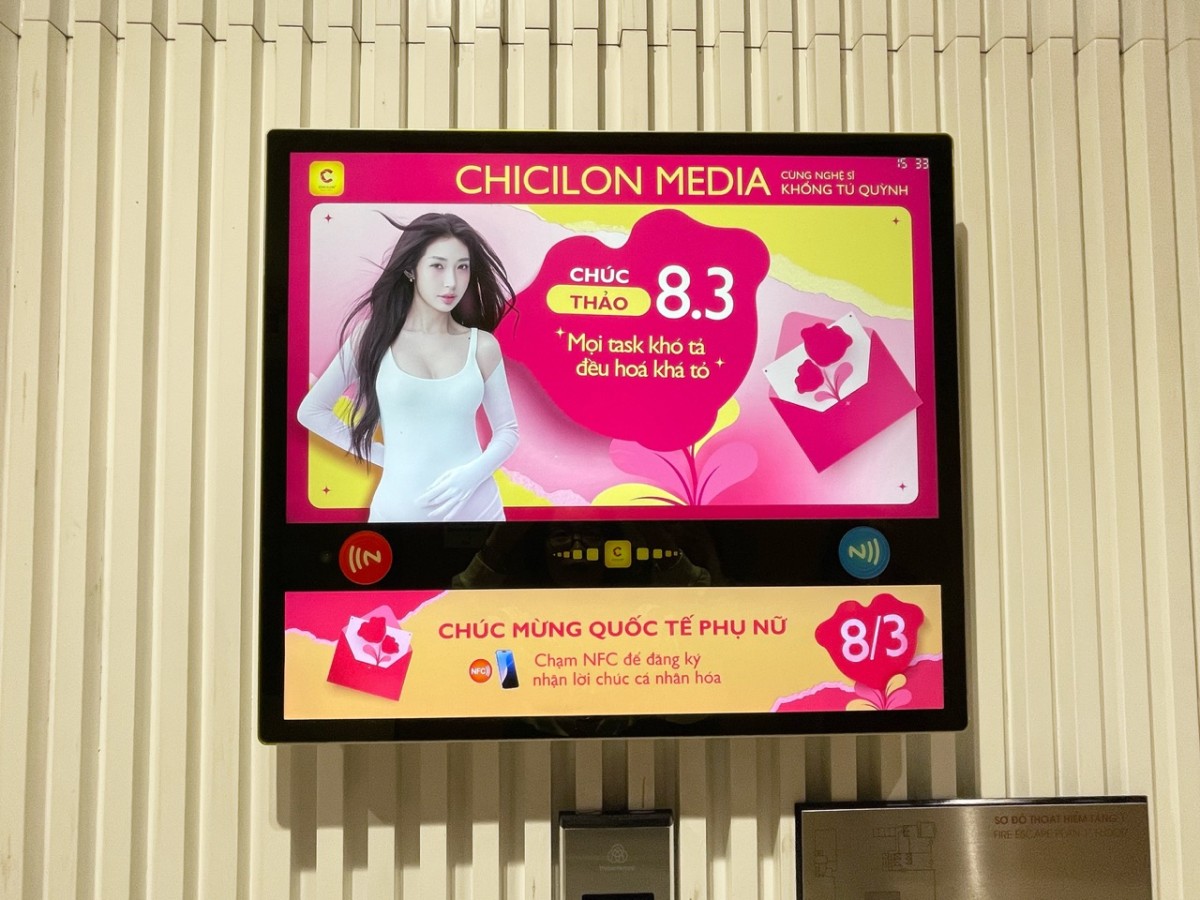 Chicilon Media tiên phong ứng dụng công nghệ 4G và NFC cho chiến dịch 8/3