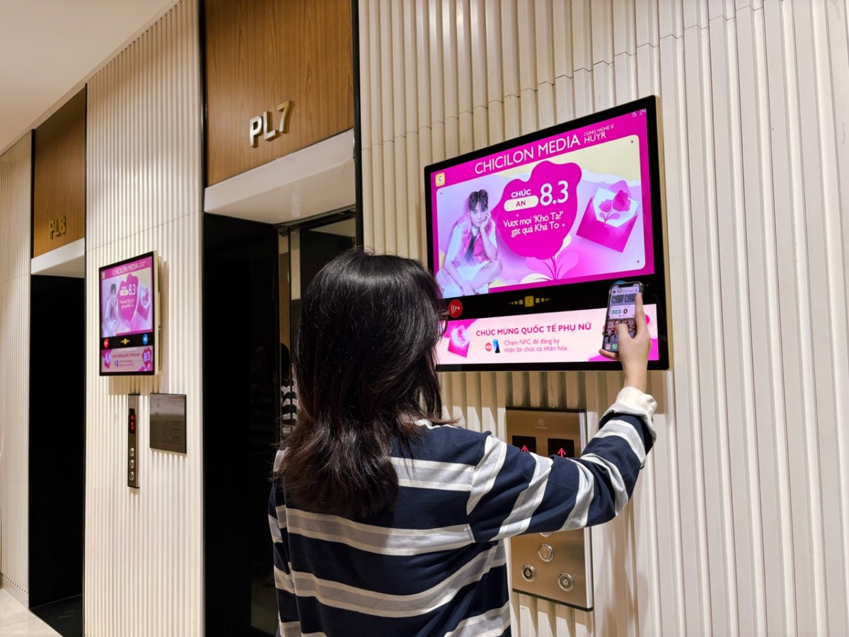 Chicilon Media tiên phong ứng dụng công nghệ 4G và NFC cho chiến dịch 8/3