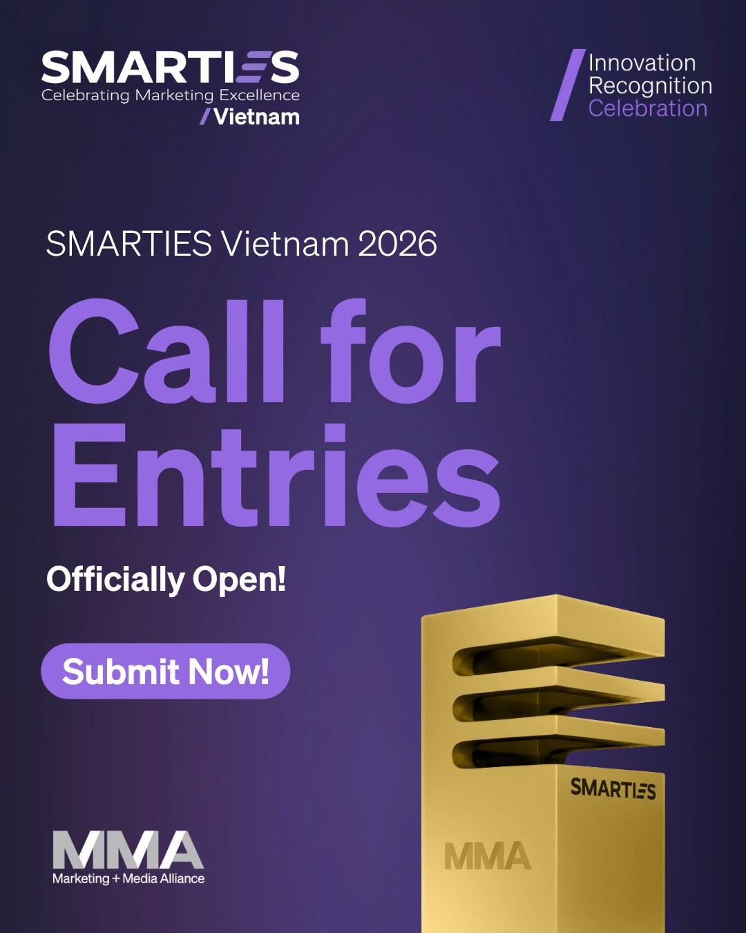 SMARTIES Awards 2026 chính thức khởi động, tìm kiếm những dấu ấn Marketing nổi bật nhất