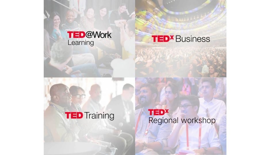 H&igrave;nh 4: C&aacute;c h&igrave;nh thức hợp t&aacute;c d&agrave;i hạn bao gồm: TED@Work, TEDxBusiness, TEDTraining, TEDxRegional Workshops.