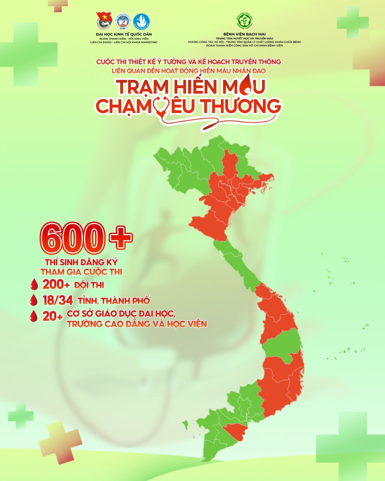 Cuộc thi &ldquo;Trạm hiến m&aacute;u - Chạm y&ecirc;u thương&rdquo;: Nơi &yacute; tưởng s&aacute;ng tạo kết nối sự sống
