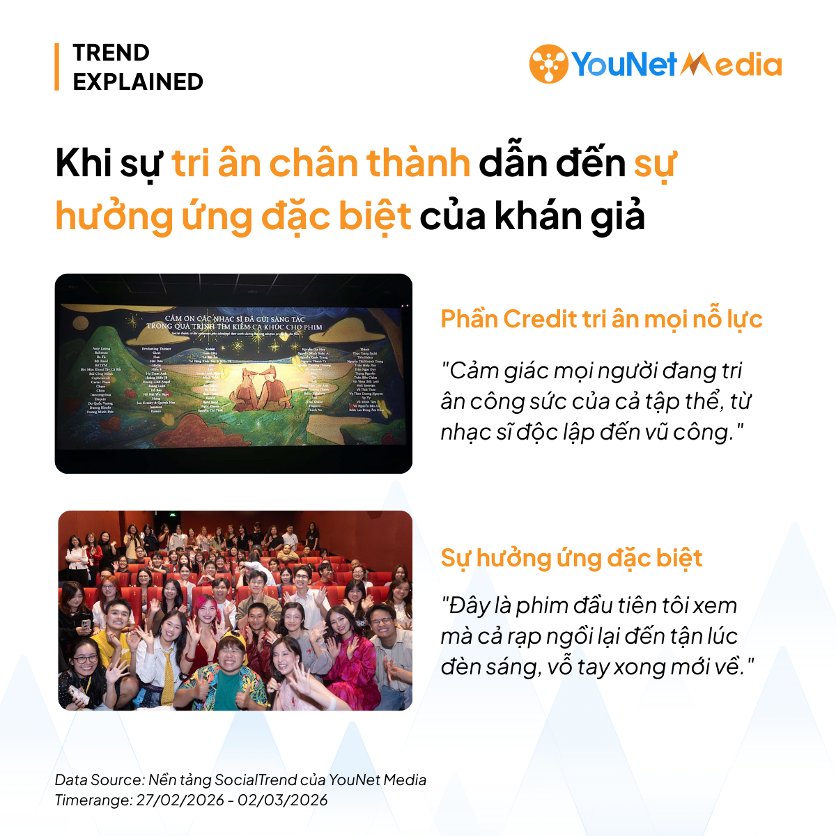 Thành công của chất liệu chữa lành trong Cảm Ơn Người Đã Thức Cùng Tôi