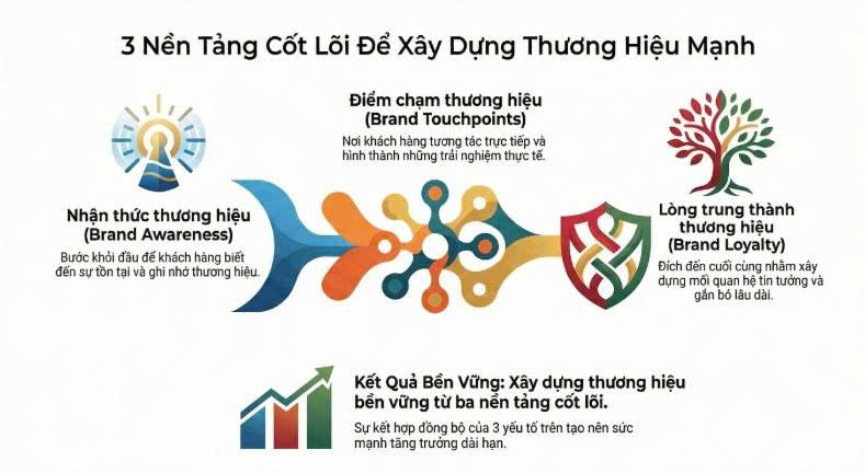 Chiến lược xây dựng thương hiệu: Từ nhận diện đến lòng trung thành của khách hàng