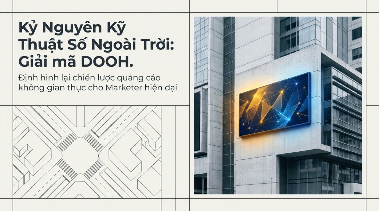DOOH l&agrave; g&igrave;? 7 điểm kh&aacute;c biệt giữa DOOH v&agrave; quảng c&aacute;o ngo&agrave;i trời truyền thống