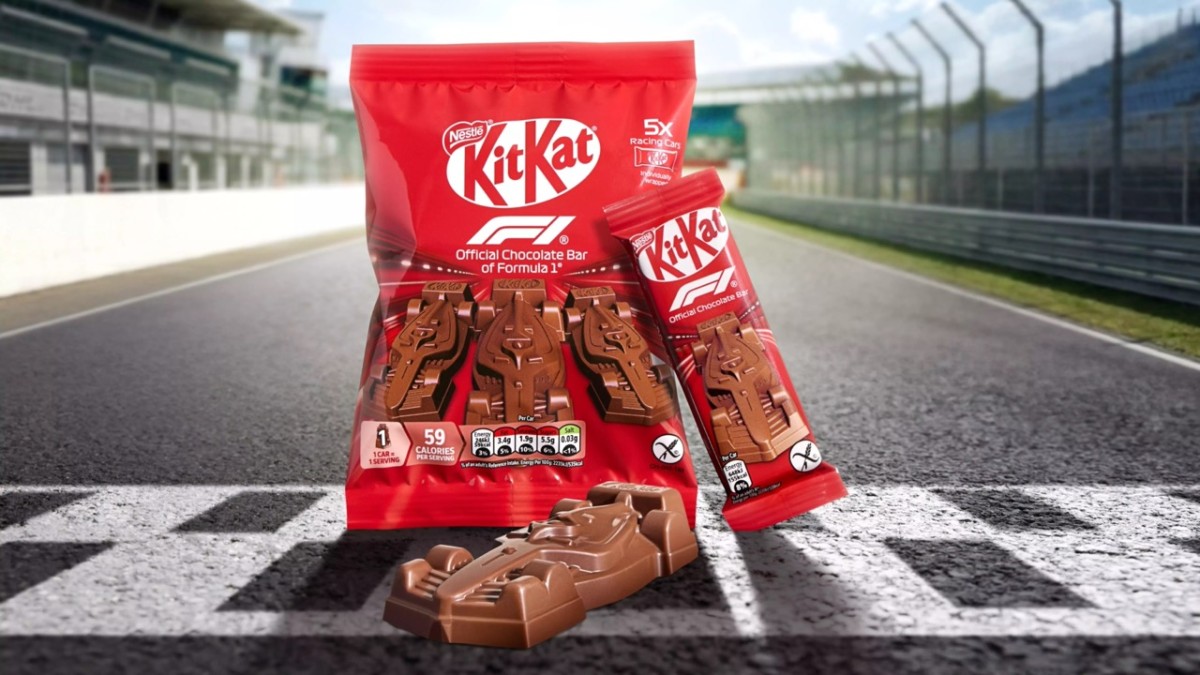 Brand Collab #7: KitKat x F1 – Cú ngoặt 300km/h vào một thanh chocolate 50 xu