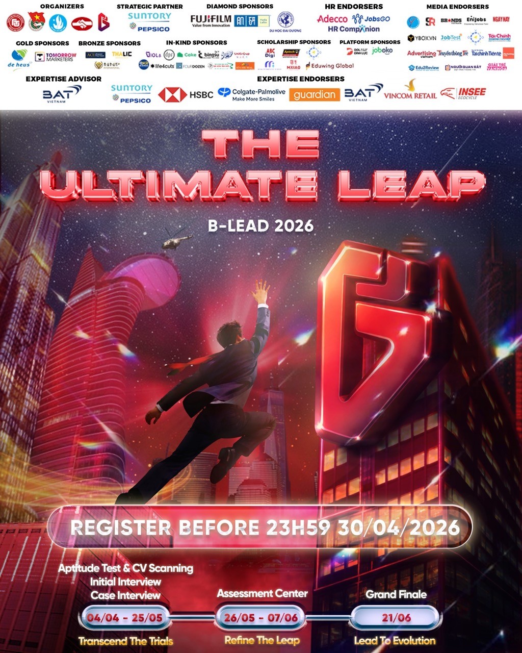 Chính thức mở đơn đăng ký cuộc thi Young Business Leader – B-LEAD 2026: “THE ULTIMATE LEAP”