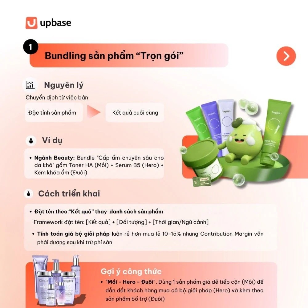 5 chiến lược Bundling và cách UpBase áp dụng tăng GMV cho ngành Thực phẩm chức năng