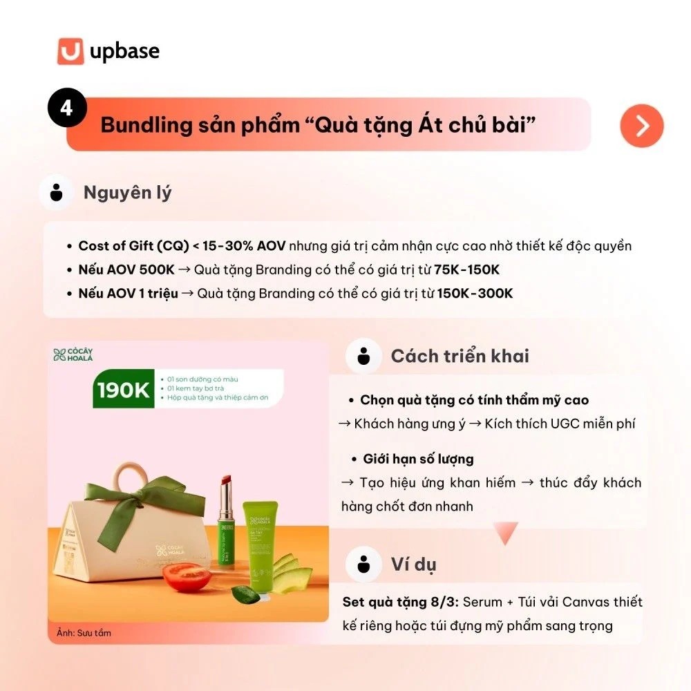 5 chiến lược Bundling và cách UpBase áp dụng tăng GMV cho ngành Thực phẩm chức năng