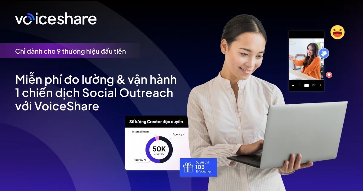 VoiceShare giúp thương hiệu quản lý hàng trăm KOC/UGC mùa cao điểm ra sao?