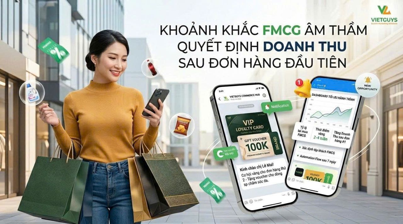 Khoảnh Khắc FMCG &Acirc;m Thầm Quyết Định Doanh Thu Sau Đơn H&agrave;ng Đầu Ti&ecirc;n