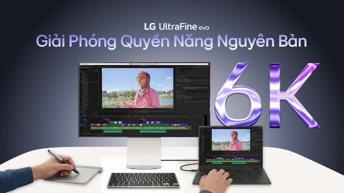 LG ra mắt màn hình 6K đầu tiên tích hợp Thunderbolt™ 5 tại Việt Nam