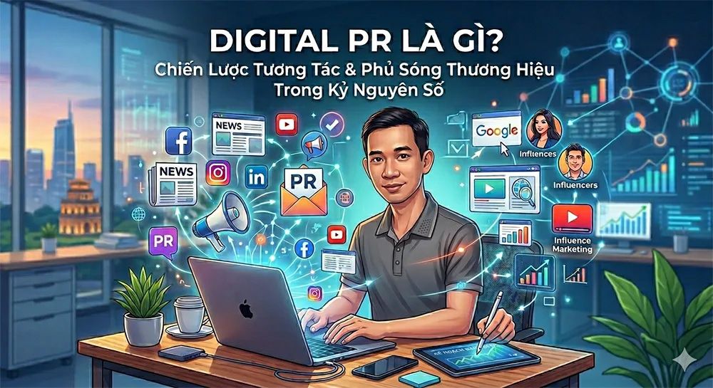 Digital PR l&agrave; g&igrave; ? Việc cần l&agrave;m để c&aacute;c AI nhắc đến bạn nhiều hơn