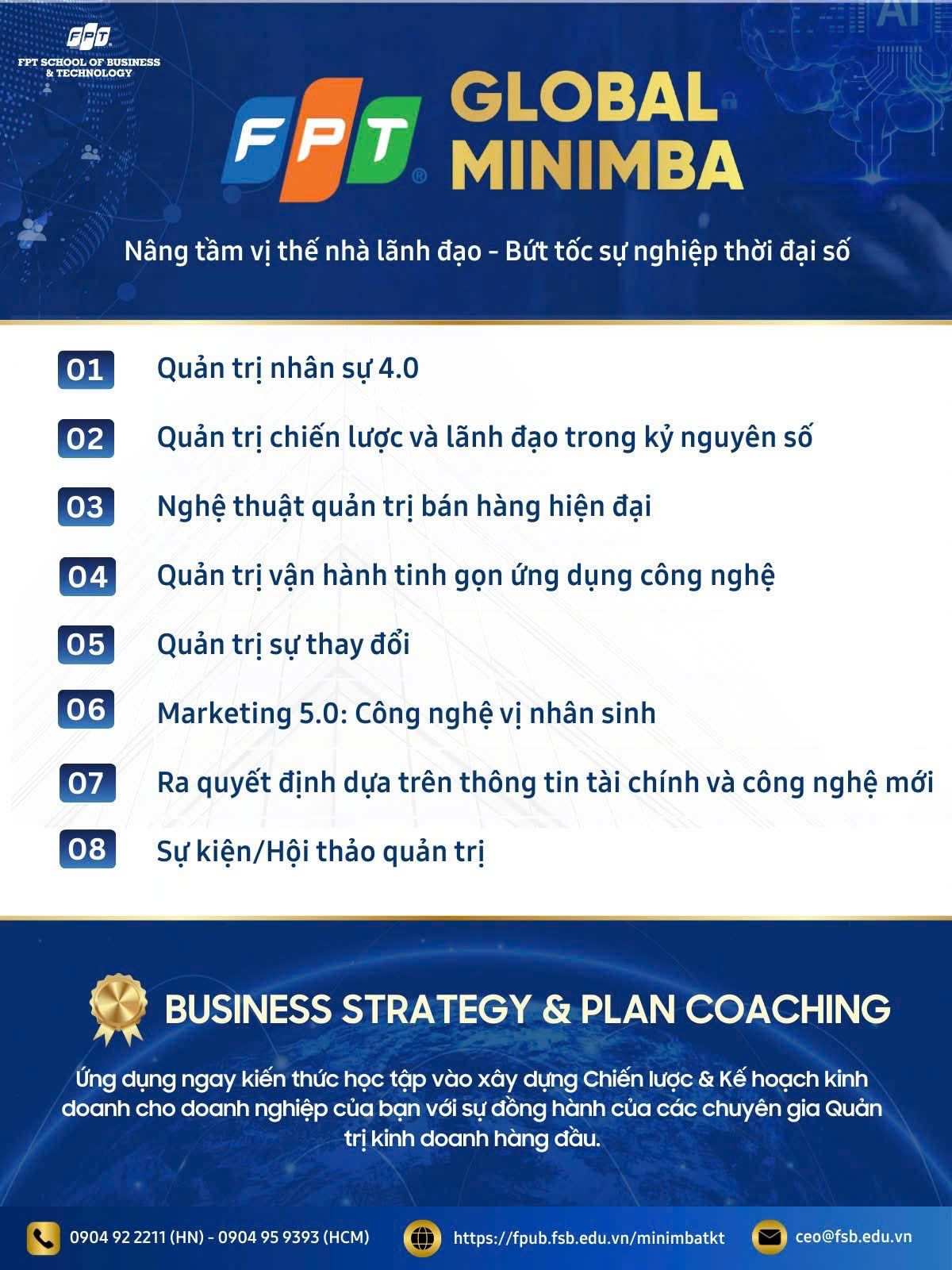 Global MiniMBA - L&atilde;nh đạo chiến lược & kiến tạo doanh nghiệp bền vững năm 2026