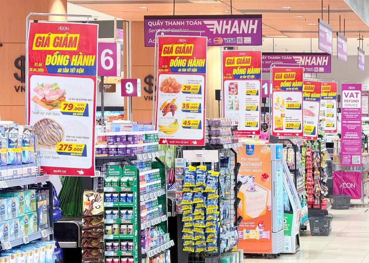 AEON giữ giá ổn định, san sẻ áp lực chi phí cùng khách hàng