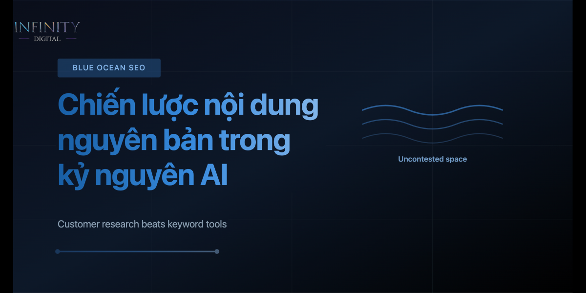 Blue Ocean SEO: Chiến lược nội dung độc đ&aacute;o trong kỷ nguy&ecirc;n AI