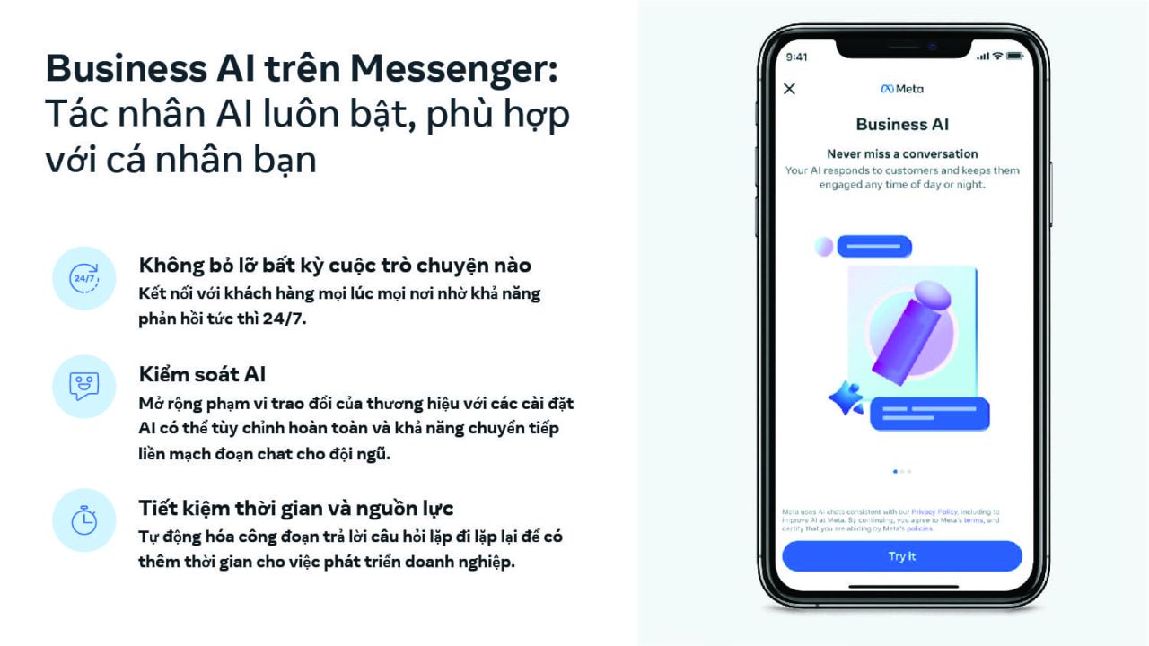 PMAX đồng h&agrave;nh c&ugrave;ng Meta ra mắt AI Agent đầu ti&ecirc;n tại Việt Nam