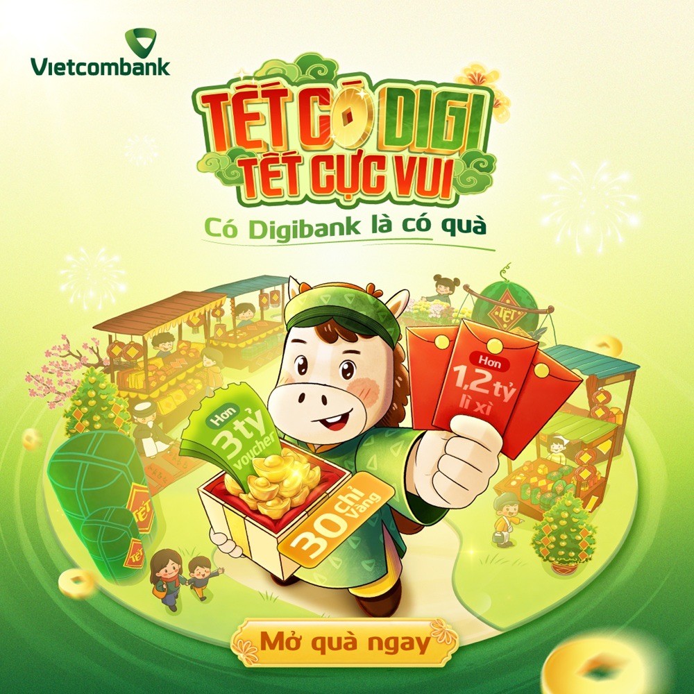 “Có Vietcombank – Tết cực vui”: Cách Vietcombank trẻ hóa kết nối thương hiệu