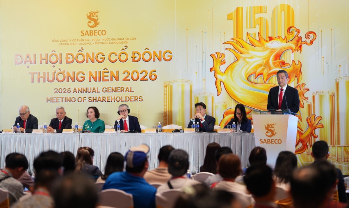 Lợi nhuận quý I tăng 56% tạo nền tảng giúp SABECO bám sát mục tiêu năm 2026