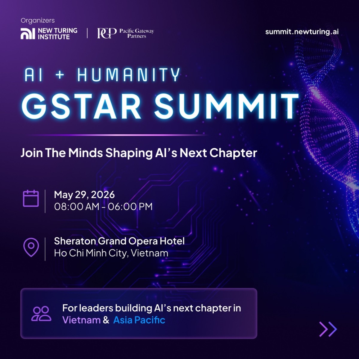 Mời tham dự Hội nghị GStar Summit 2026 chủ đề “AI & Humanity”