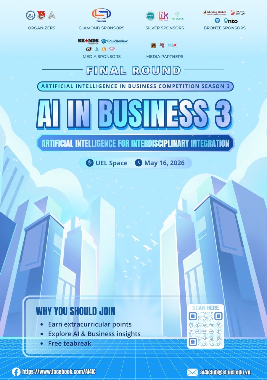 Mời tham dự Chung kết cuộc thi “AI In Business Season 3”