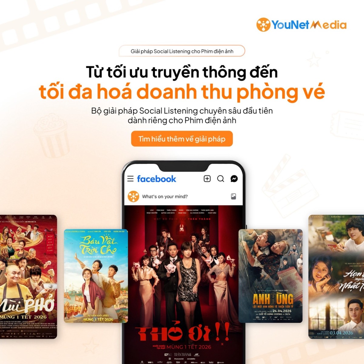 Giải pháp Social Listening Phim điện ảnh: Từ tối ưu truyền thông đến tối đa hoá doanh thu phòng vé