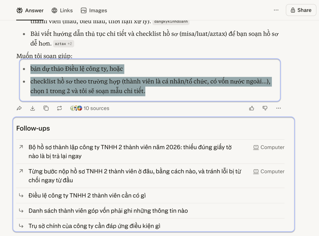 Tối ưu AEO: Đừng chỉ trả lời c&acirc;u đầu, h&atilde;y nghĩ đến h&agrave;nh tr&igrave;nh tiếp theo của người d&ugrave;ng