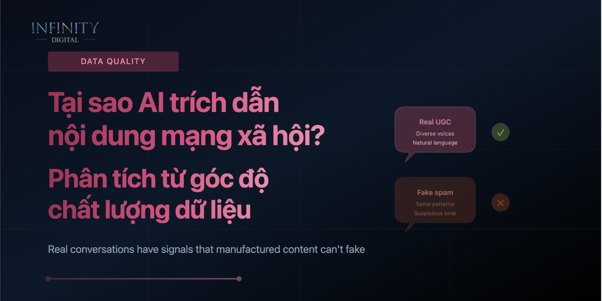 AEO và UGC: Tại sao AI ưu tiên nội dung từ mạng xã hội?