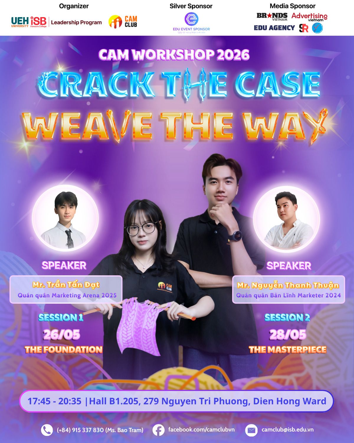 KEY VISUAL CAM WORKSHOP 2026 | CRACK THE CASE, WEAVE THE WAY