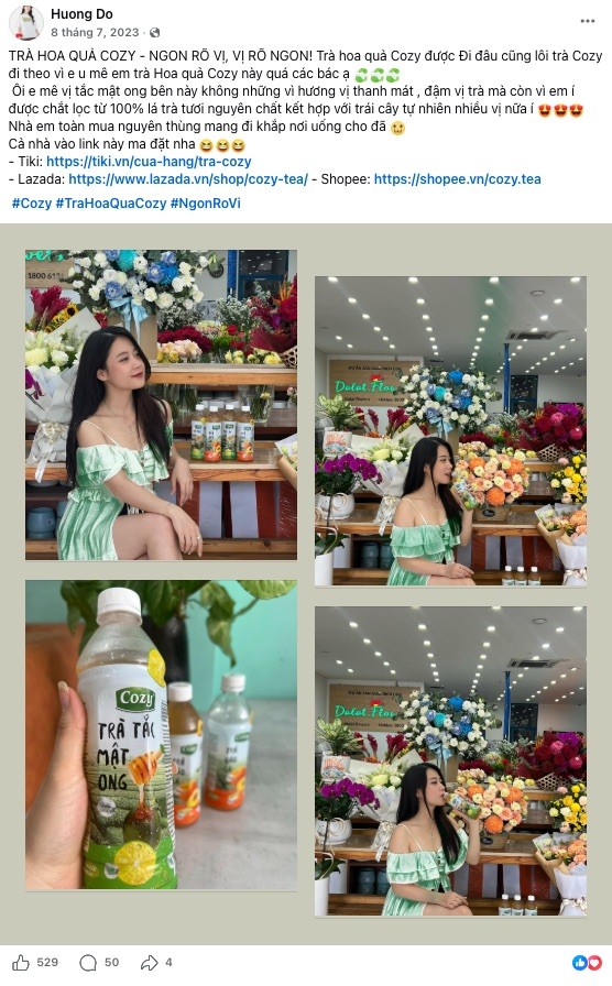 Cozy x REVU: 485 Creators tạo nên chiến dịch “Ngon rõ vị” phủ sóng mạng xã hội