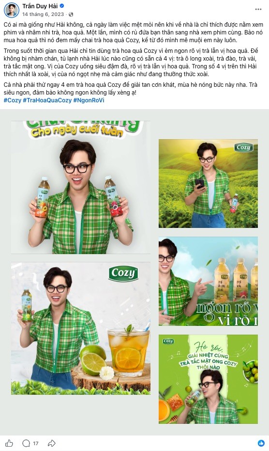 Cozy x REVU: 485 Creators tạo nên chiến dịch “Ngon rõ vị” phủ sóng mạng xã hội