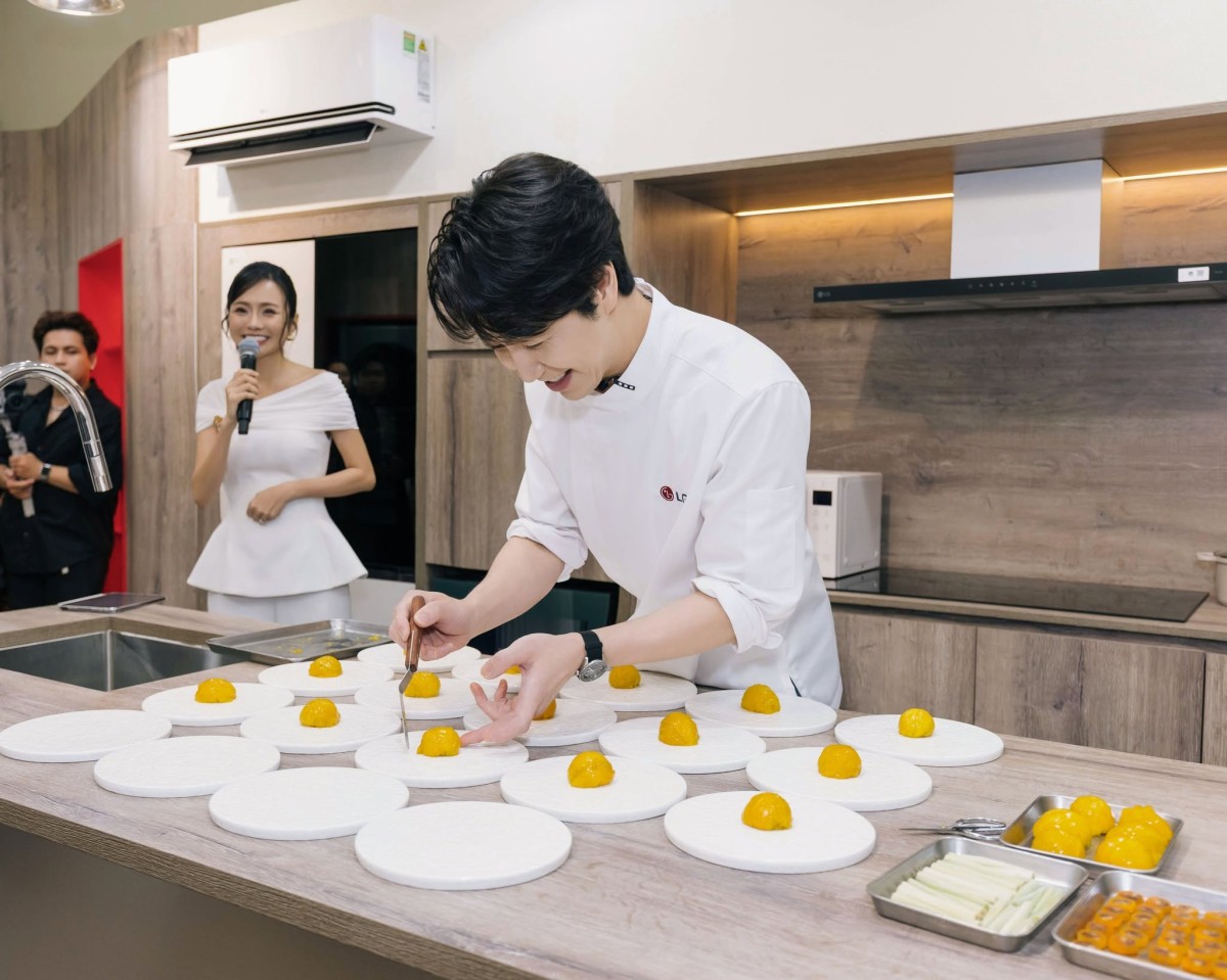 LG đồng hành cùng Bếp trưởng Son Jong-won đưa “tiêu chuẩn Michelin” vào gian bếp gia đình Việt