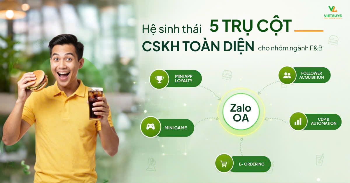 Zalo Engagement Solution Cho F&B: Xây Dựng Kênh Bán Hàng Và Chăm Sóc Khách Hàng Toàn Diện