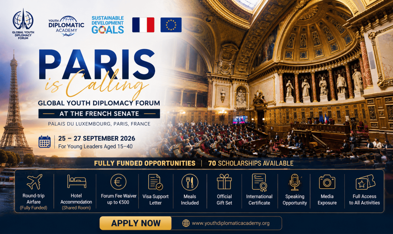 T&agrave;i trợ to&agrave;n phần đi Paris, Ph&aacute;p v&agrave; X&acirc;y dựng thương hiệu c&aacute; nh&acirc;n cho người trẻ từ 15-40 tuổi