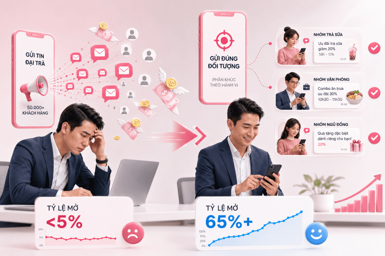 Đốt tiền gửi tin nhắn OTT/Zalo nhưng tỷ lệ mở dưới 5%? Đ&acirc;y l&agrave; l&yacute; do cốt l&otilde;i