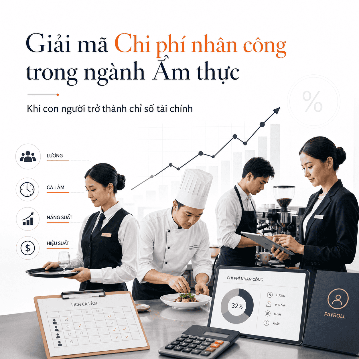 Giải m&atilde; Chi ph&iacute; nh&acirc;n c&ocirc;ng trong ng&agrave;nh Ẩm thực &ndash; Khi con người trở th&agrave;nh chỉ số t&agrave;i ch&iacute;nh