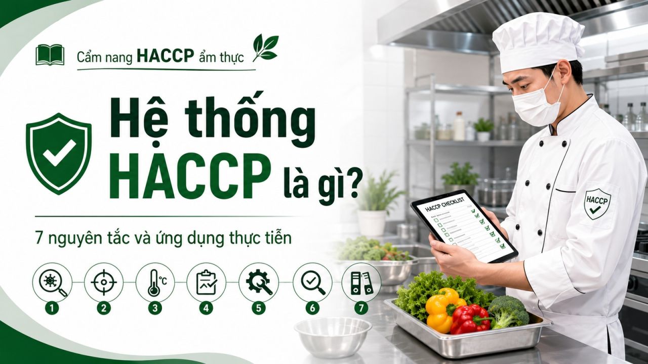 Cẩm nang HACCP Ẩm thực: Hệ thống HACCP là gì? – Cấu trúc 7 nguyên tắc và ứng dụng thực tiễn