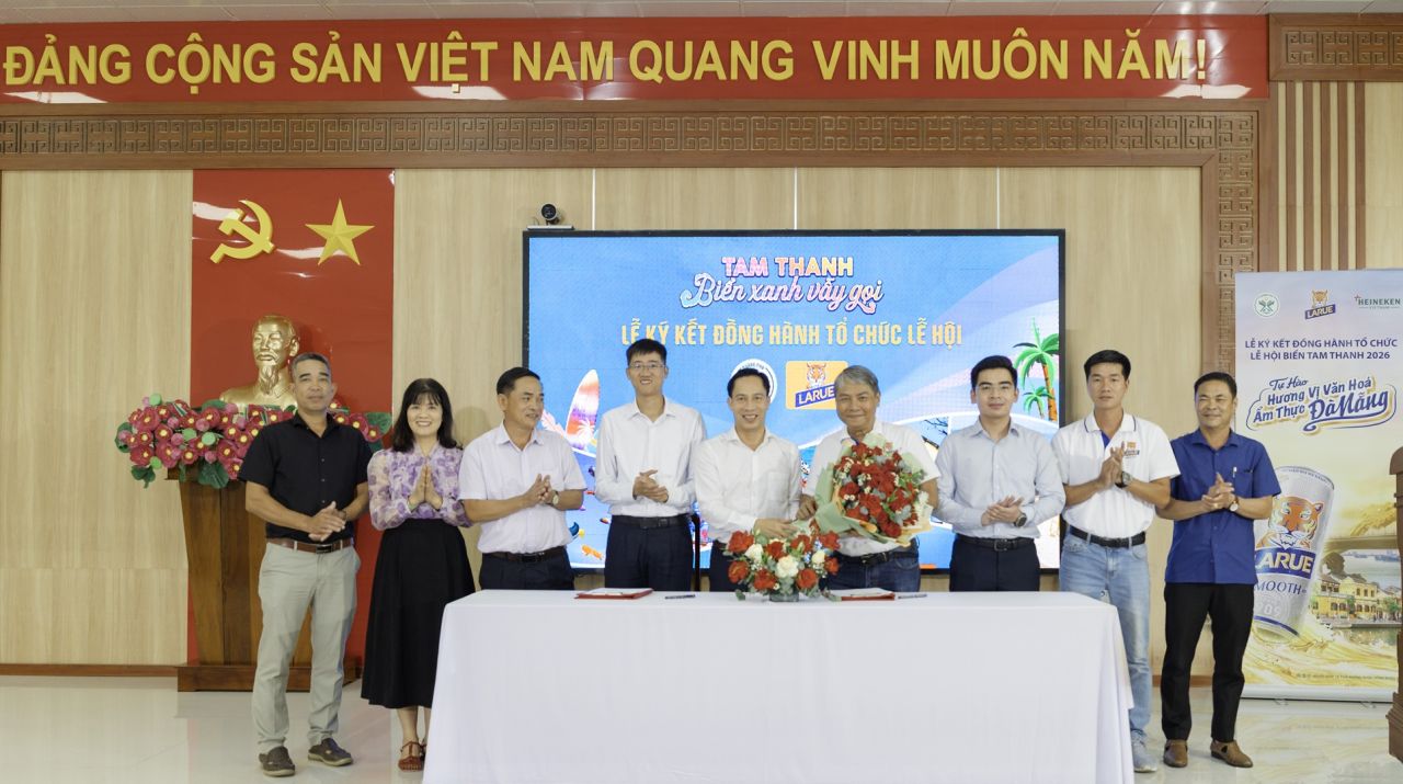 Larue đồng h&agrave;nh c&ugrave;ng Lễ hội biển Tam Thanh 2026