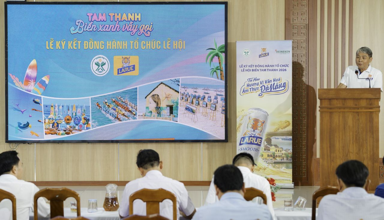 Larue đồng h&agrave;nh c&ugrave;ng Lễ hội biển Tam Thanh 2026
