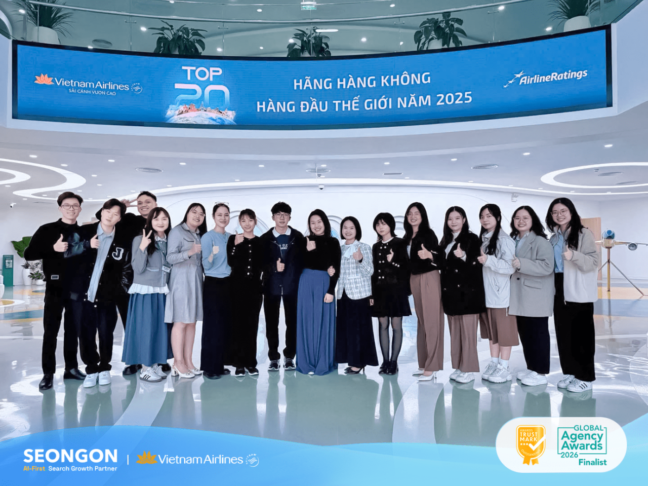 SEONGON và Vietnam Airlines lọt chung kết Global Agency Awards 2026