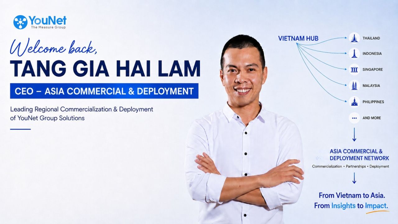 YouNet Group c&ocirc;ng bố bổ nhiệm &ocirc;ng Tăng Gia Hải Lam v&agrave;o vị tr&iacute; CEO &ndash; Asia Commercial & Deployment