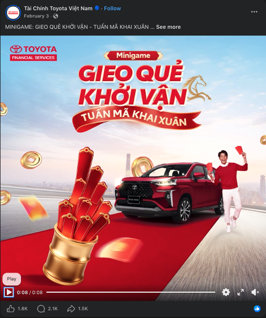 [Case-Study] Toyota Financial Services Vietnam (TFSVN) x Chin Media: Chiến dịch &ldquo;Bước tiến vững v&agrave;ng&rdquo;