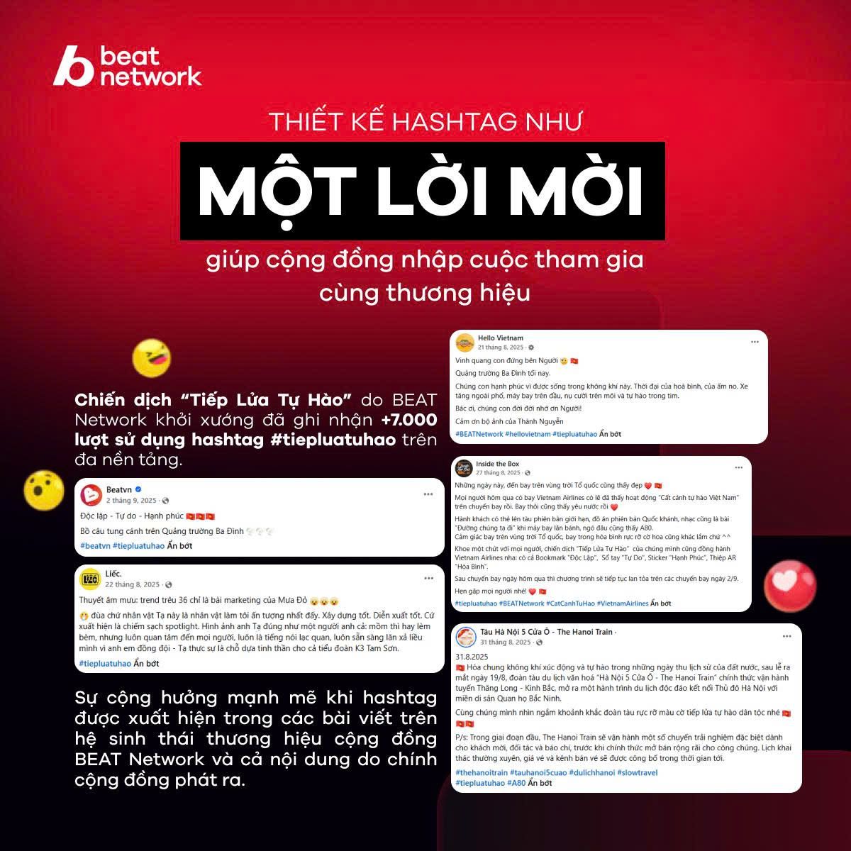 Khi hashtag kh&ocirc;ng chỉ l&agrave; từ kh&oacute;a, m&agrave; trở th&agrave;nh điểm chạm lan tỏa cho chiến dịch