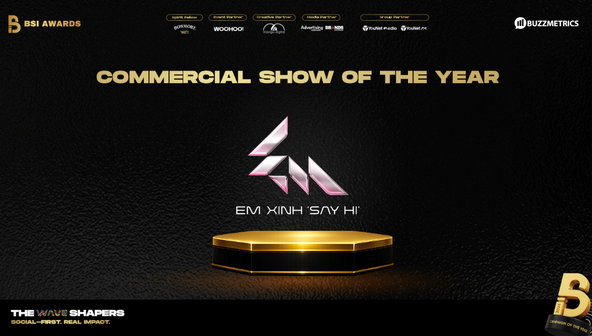 BSI Awards 2026 công bố danh sách thương hiệu và chiến dịch thắng giải