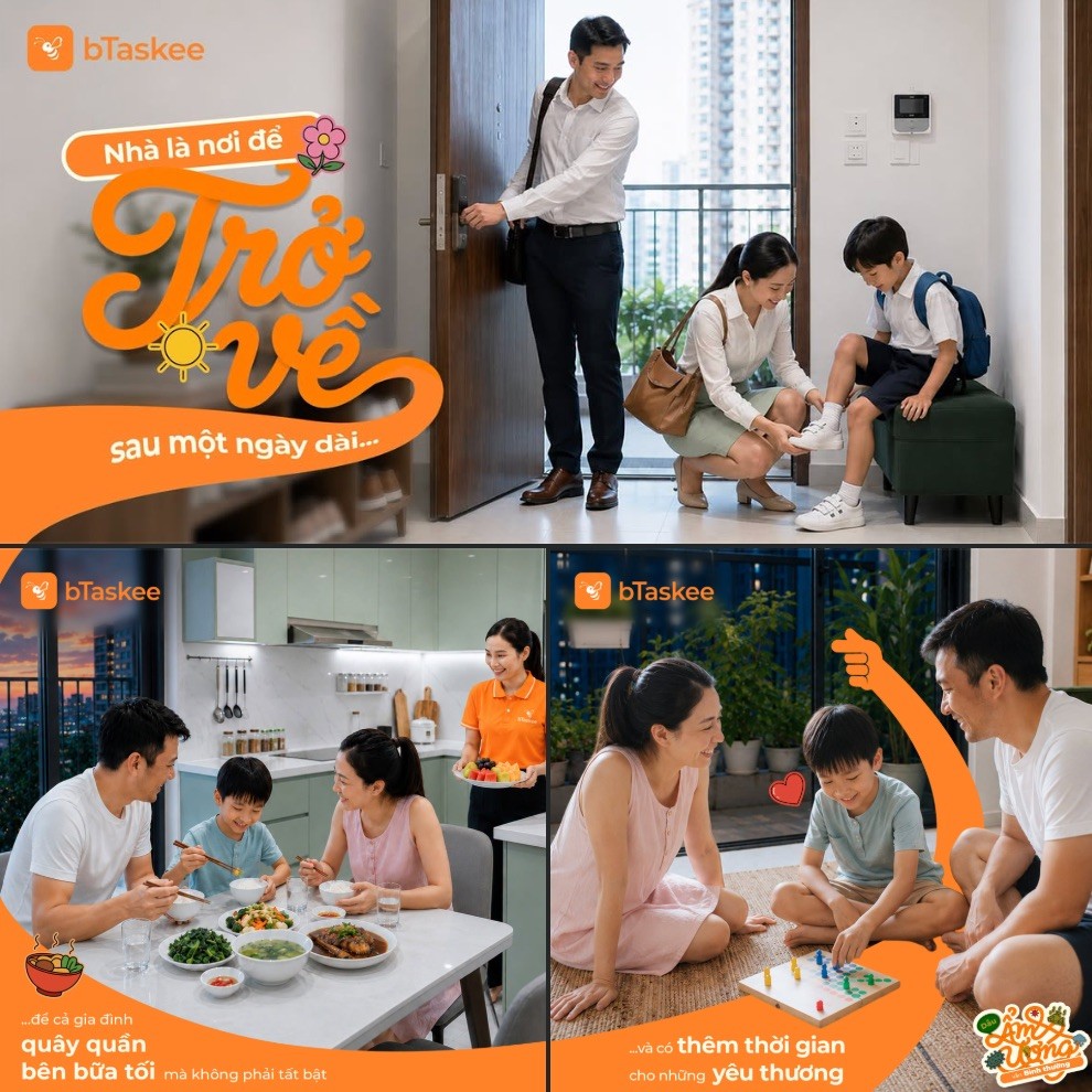 bTaskee với th&ocirc;ng điệp &ldquo;Dẫu ẩm ương, vẫn b&igrave;nh thường&rdquo;: Thấu hiểu kh&aacute;ch h&agrave;ng v&agrave;o những ng&agrave;y kh&iacute; hậu thất thường