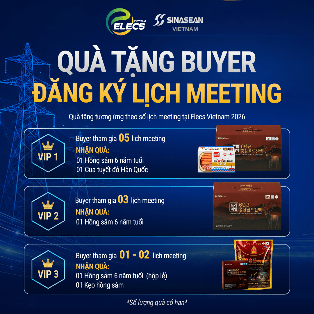 [15~17.07] Điện &ndash; Năng Lượng &ndash; Nh&agrave; M&aacute;y: Cơ Hội Gặp 41 Doanh Nghiệp H&agrave;n Quốc Tại ELECS Vietnam 2026