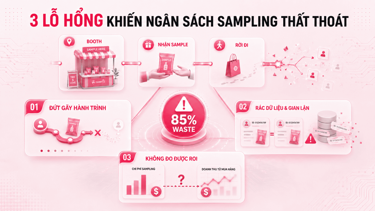 Giải pháp tối ưu 85% ngân sách chiến dịch phát Sampling đang bị lãng phí