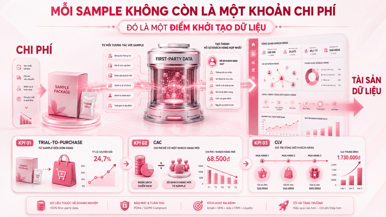 Giải pháp tối ưu 85% ngân sách chiến dịch phát Sampling đang bị lãng phí