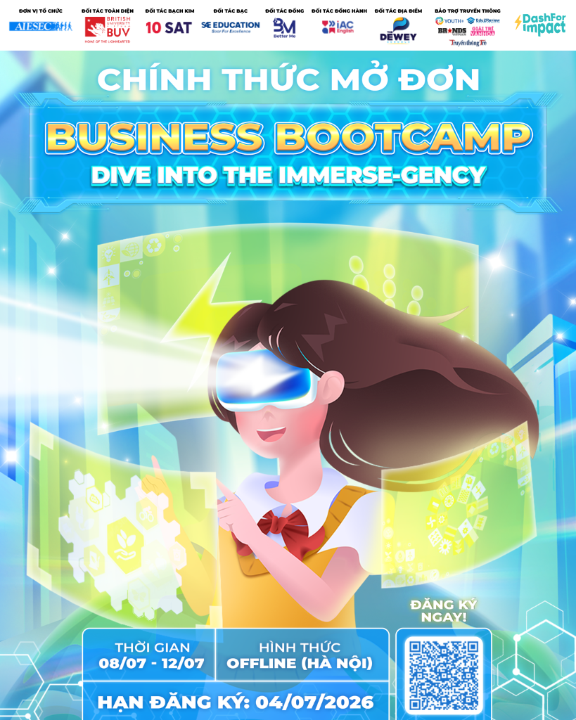 [Trại h&egrave;] [08/07/26] Trại h&egrave; Kinh doanh Business Bootcamp 2026