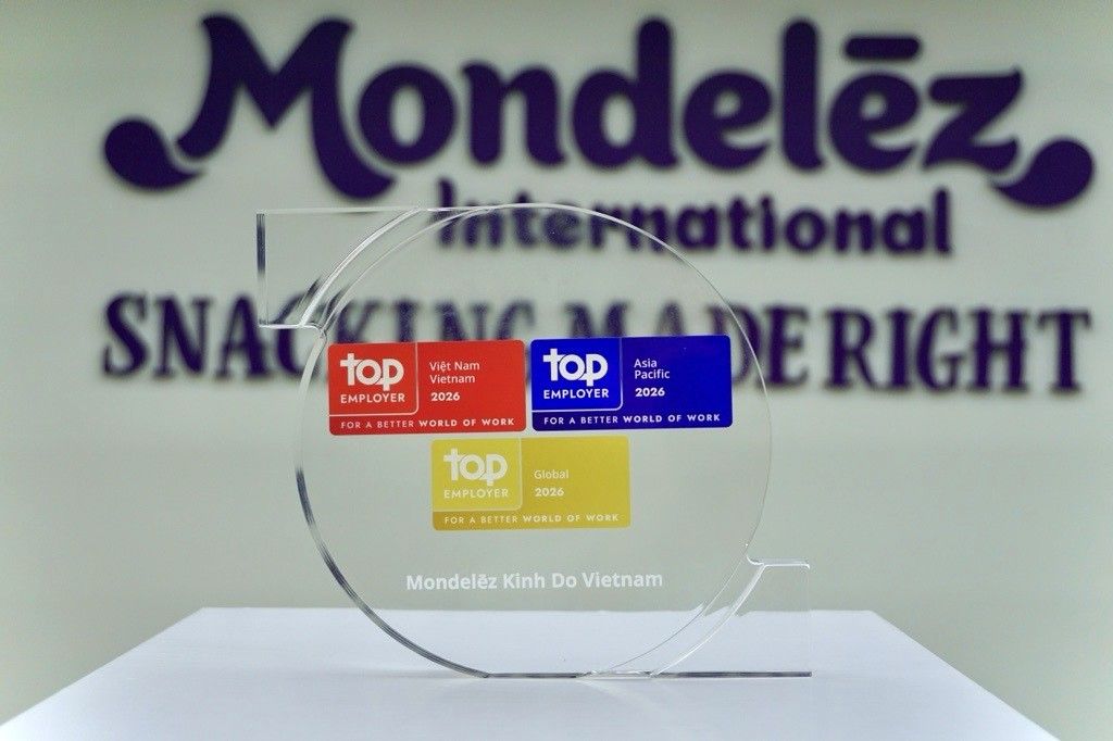 Mondelez Kinh Đô ba năm liên tiếp được vinh danh Nơi làm việc tốt nhất Châu Á